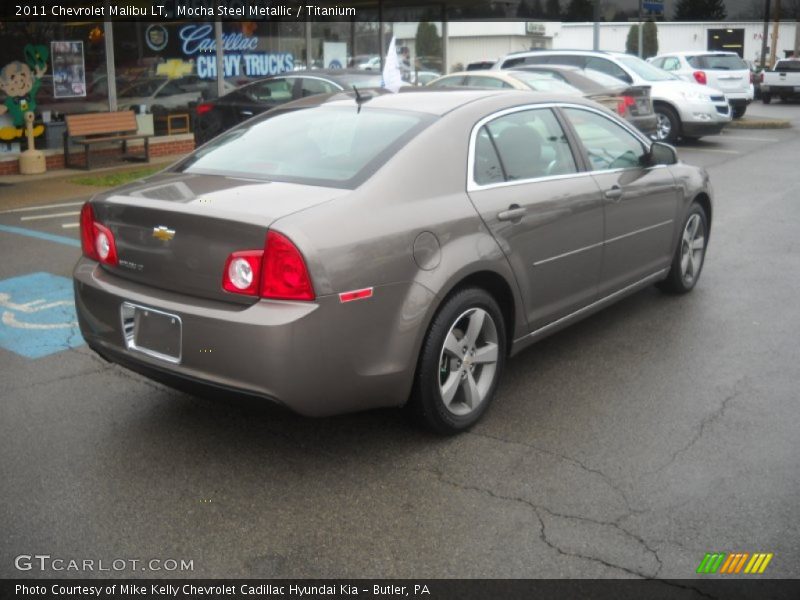 Mocha Steel Metallic / Titanium 2011 Chevrolet Malibu LT