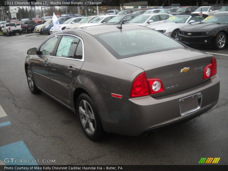 Mocha Steel Metallic / Titanium 2011 Chevrolet Malibu LT