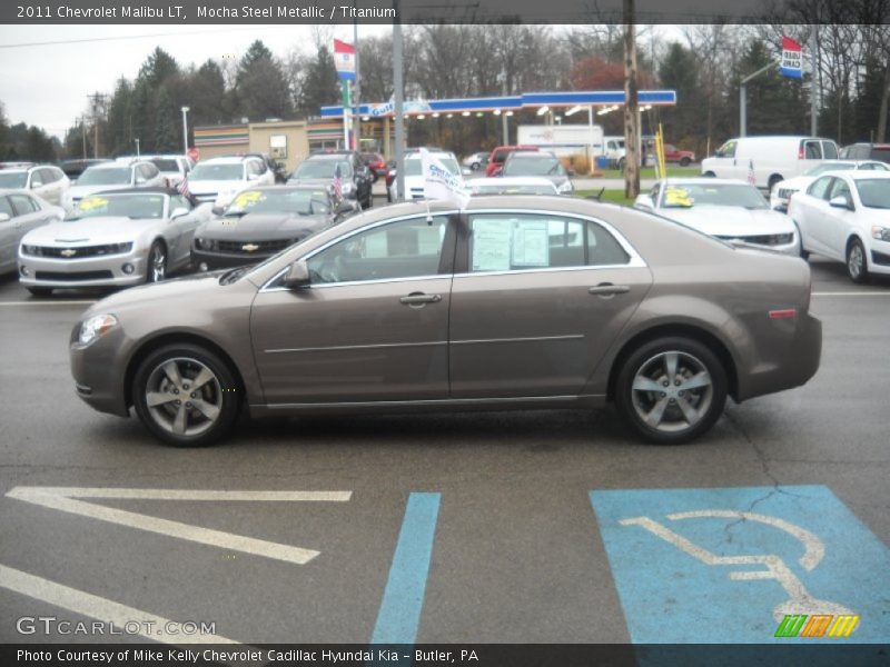 Mocha Steel Metallic / Titanium 2011 Chevrolet Malibu LT