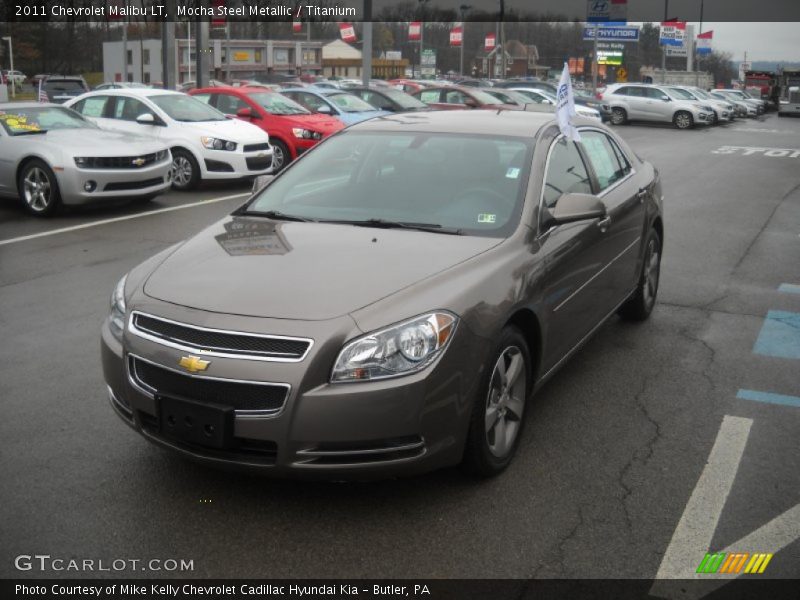 Mocha Steel Metallic / Titanium 2011 Chevrolet Malibu LT