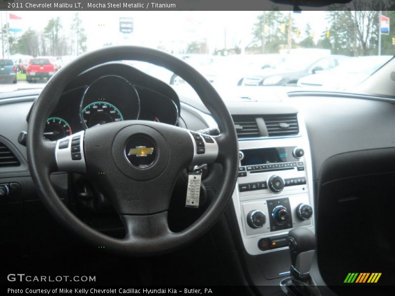 Mocha Steel Metallic / Titanium 2011 Chevrolet Malibu LT
