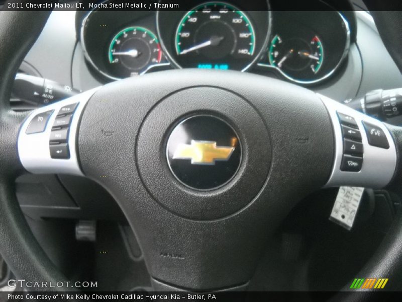 Mocha Steel Metallic / Titanium 2011 Chevrolet Malibu LT