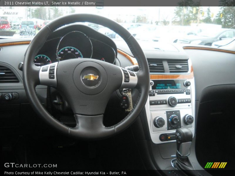 Silver Ice Metallic / Ebony 2011 Chevrolet Malibu LT