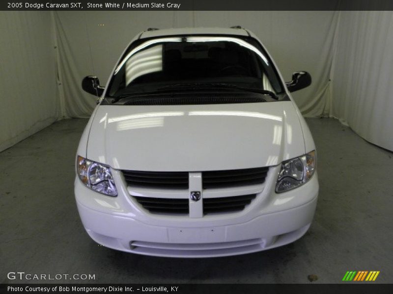 Stone White / Medium Slate Gray 2005 Dodge Caravan SXT