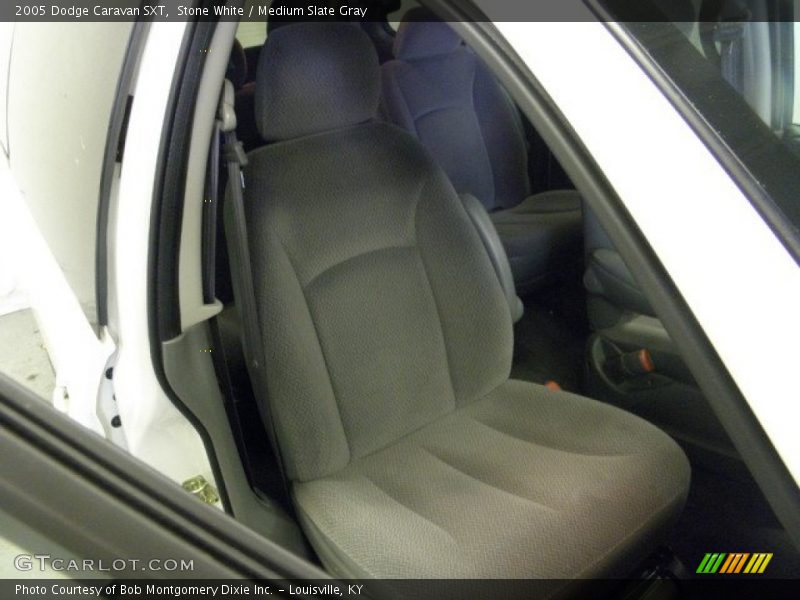 Stone White / Medium Slate Gray 2005 Dodge Caravan SXT