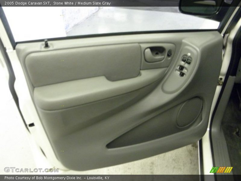 Stone White / Medium Slate Gray 2005 Dodge Caravan SXT