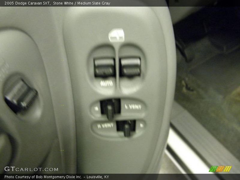 Stone White / Medium Slate Gray 2005 Dodge Caravan SXT