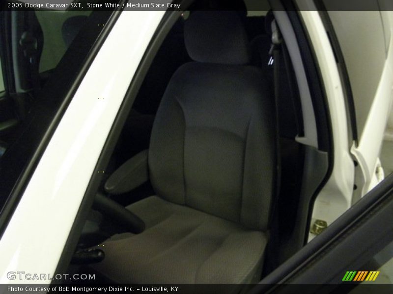 Stone White / Medium Slate Gray 2005 Dodge Caravan SXT