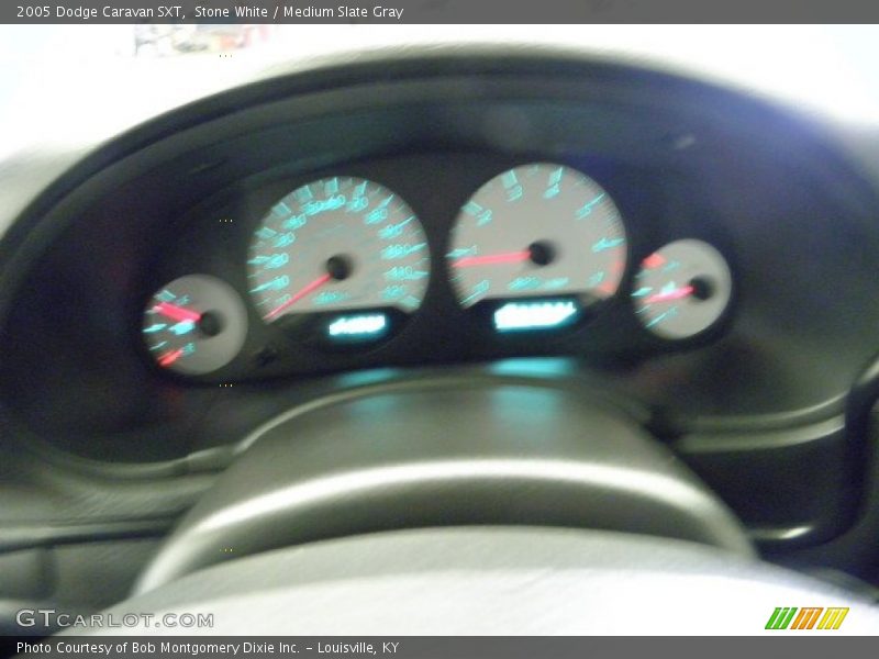 Stone White / Medium Slate Gray 2005 Dodge Caravan SXT