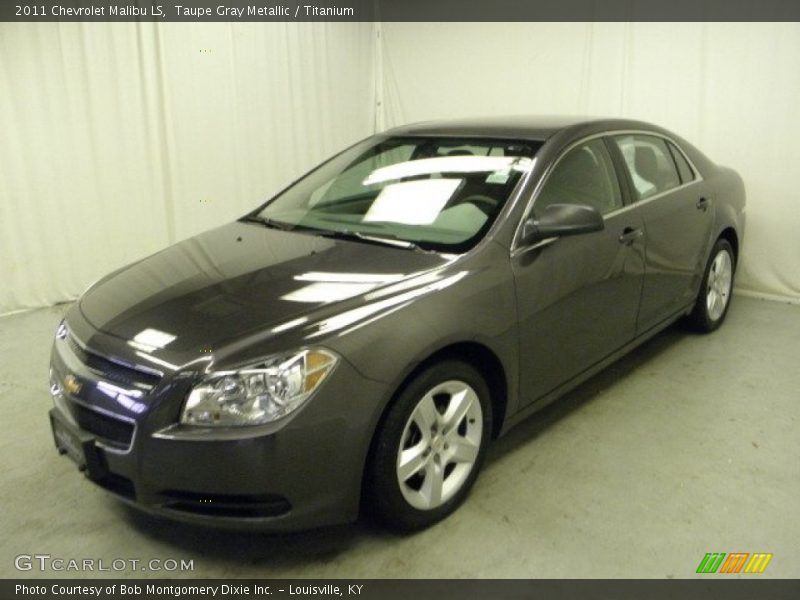 Taupe Gray Metallic / Titanium 2011 Chevrolet Malibu LS