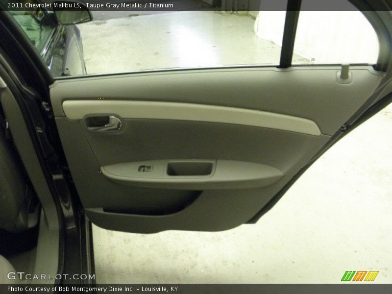 Taupe Gray Metallic / Titanium 2011 Chevrolet Malibu LS