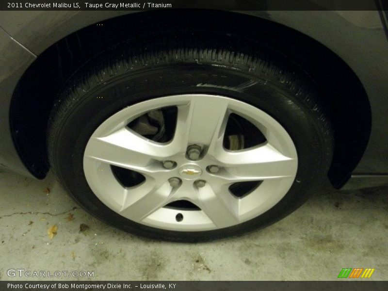 Taupe Gray Metallic / Titanium 2011 Chevrolet Malibu LS