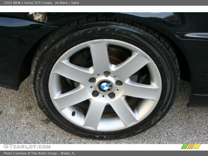 Jet Black / Sand 2003 BMW 3 Series 325i Coupe