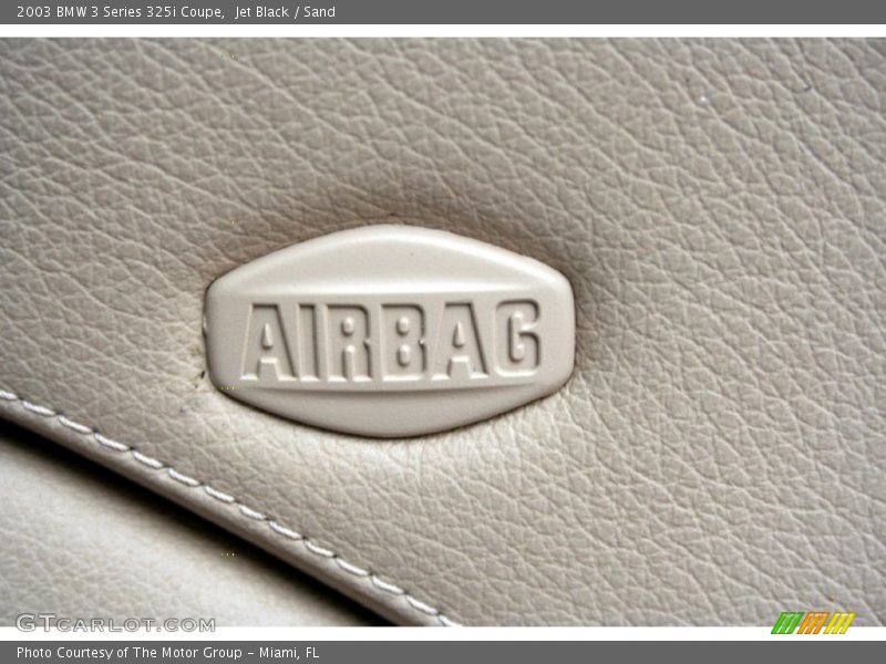 Jet Black / Sand 2003 BMW 3 Series 325i Coupe