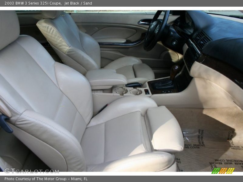 Jet Black / Sand 2003 BMW 3 Series 325i Coupe