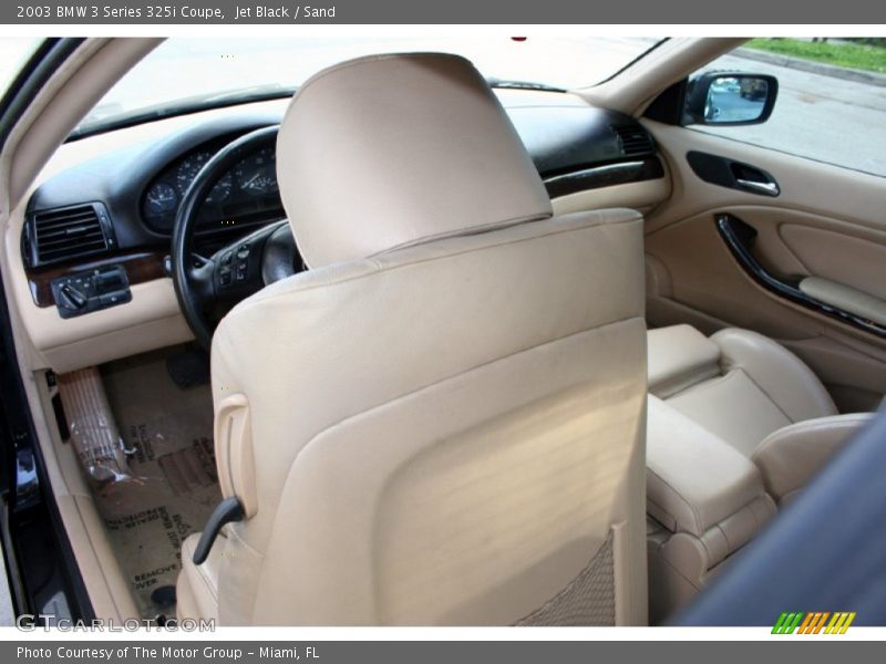 Jet Black / Sand 2003 BMW 3 Series 325i Coupe