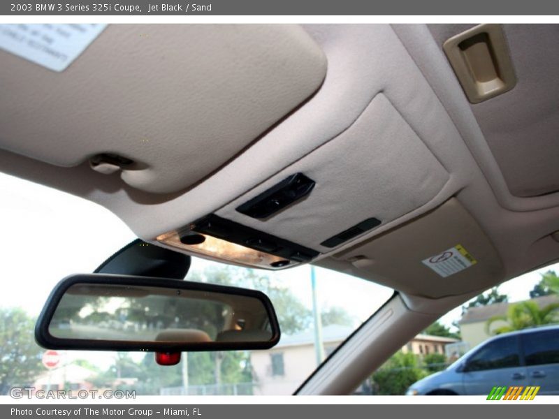 Jet Black / Sand 2003 BMW 3 Series 325i Coupe