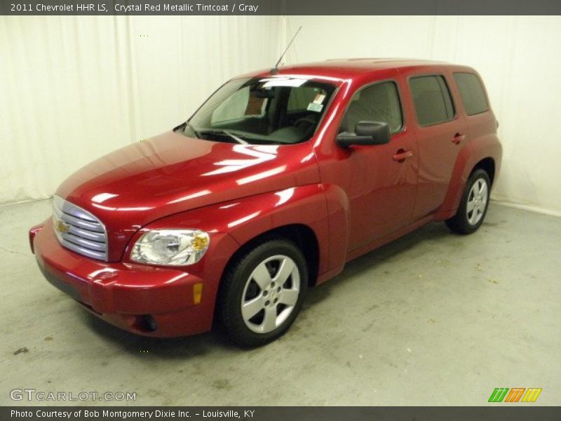 Crystal Red Metallic Tintcoat / Gray 2011 Chevrolet HHR LS