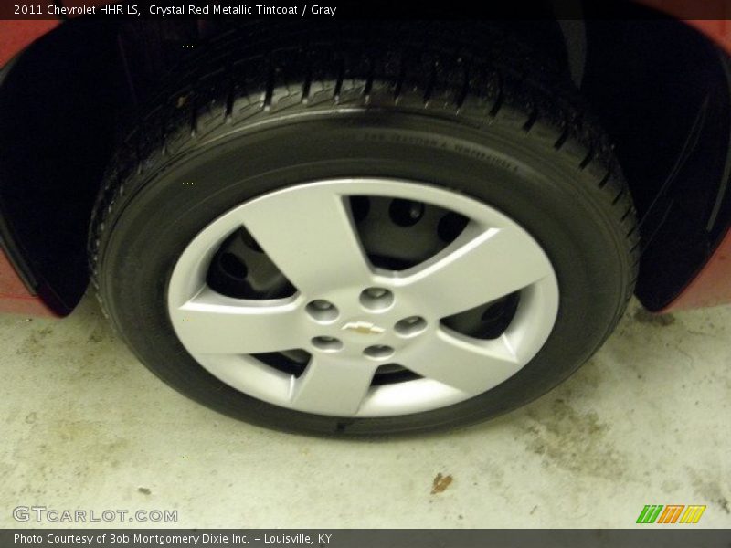 Crystal Red Metallic Tintcoat / Gray 2011 Chevrolet HHR LS
