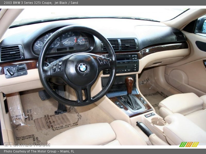 Jet Black / Sand 2003 BMW 3 Series 325i Coupe