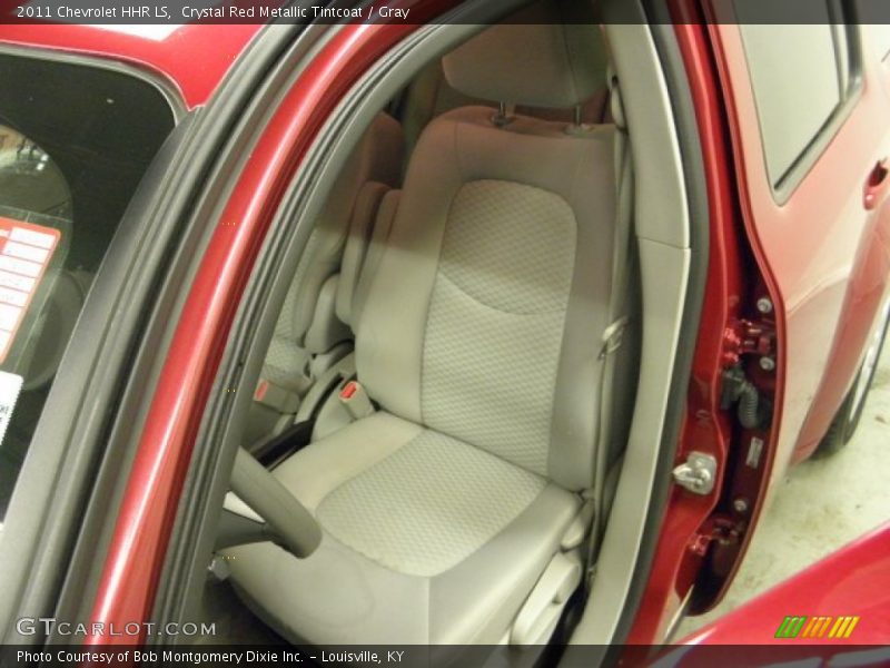 Crystal Red Metallic Tintcoat / Gray 2011 Chevrolet HHR LS