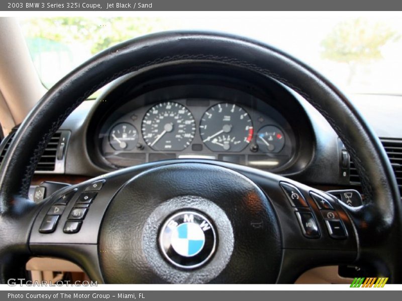 Jet Black / Sand 2003 BMW 3 Series 325i Coupe