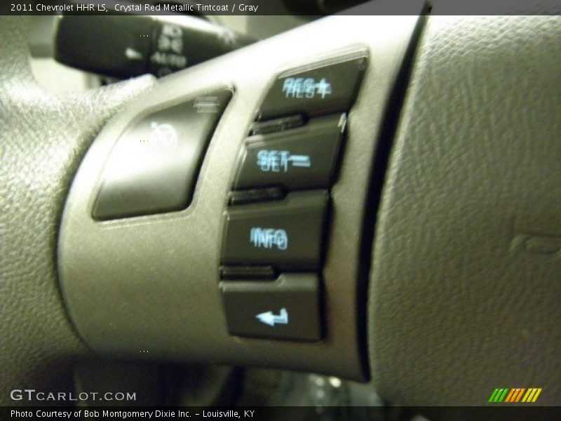Crystal Red Metallic Tintcoat / Gray 2011 Chevrolet HHR LS