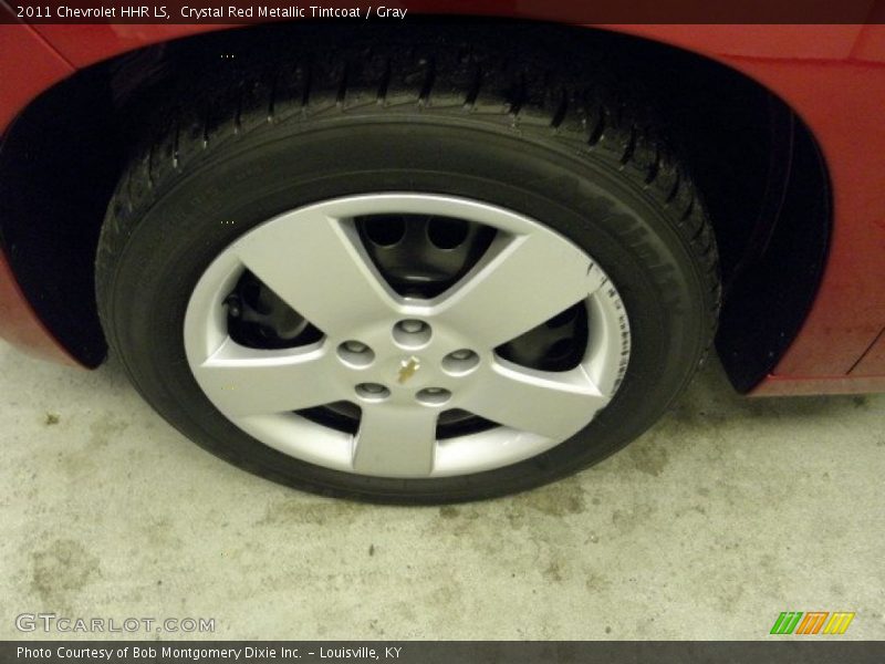 Crystal Red Metallic Tintcoat / Gray 2011 Chevrolet HHR LS