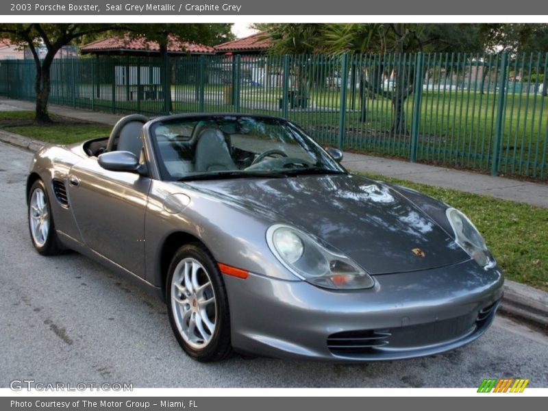Seal Grey Metallic / Graphite Grey 2003 Porsche Boxster