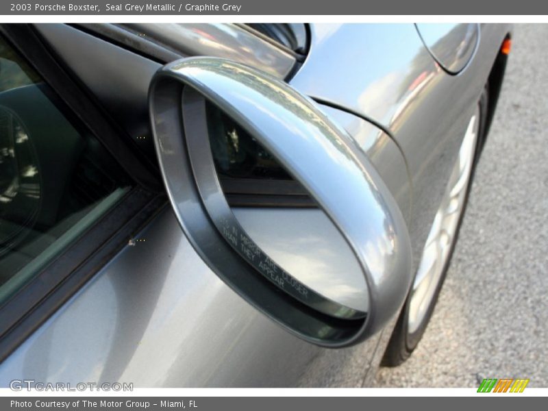 Seal Grey Metallic / Graphite Grey 2003 Porsche Boxster