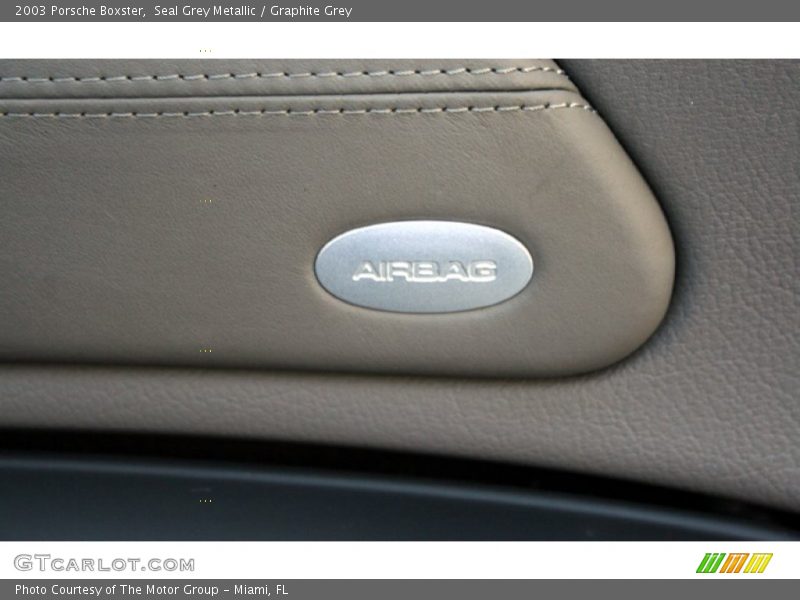 Seal Grey Metallic / Graphite Grey 2003 Porsche Boxster