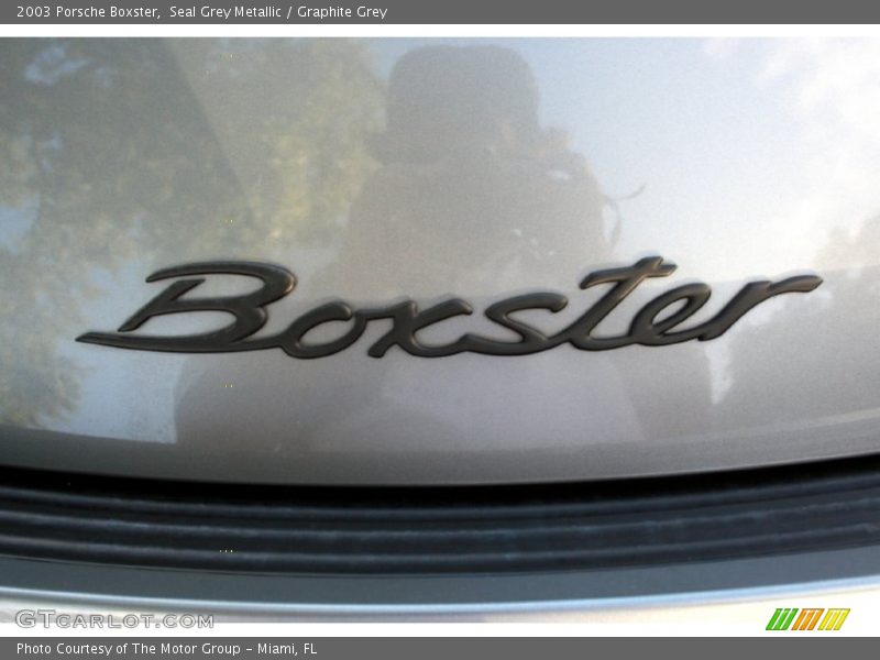 Seal Grey Metallic / Graphite Grey 2003 Porsche Boxster