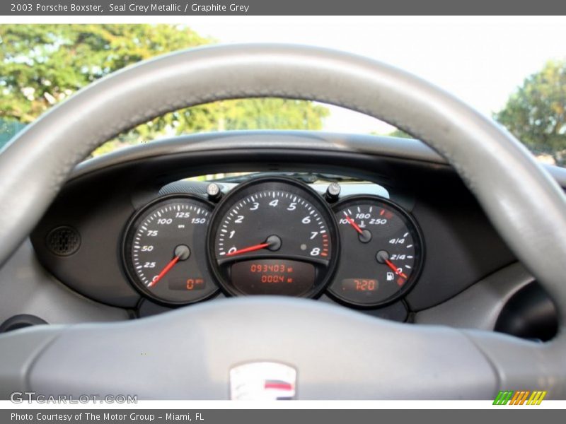 Seal Grey Metallic / Graphite Grey 2003 Porsche Boxster