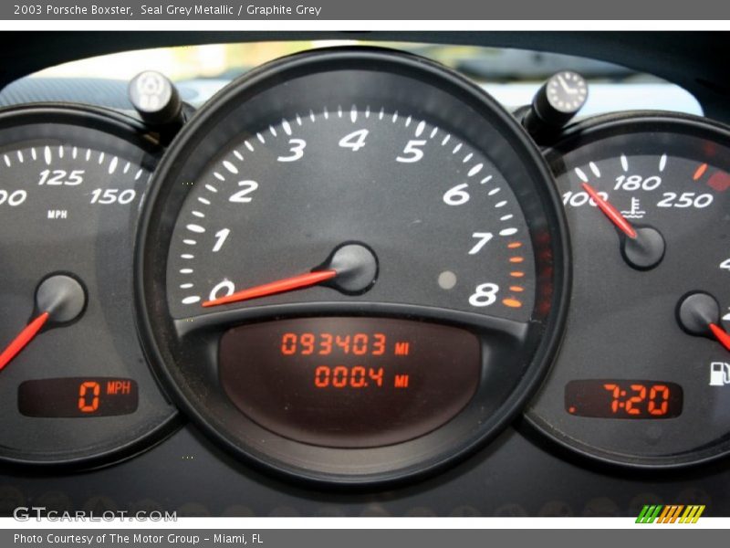 Seal Grey Metallic / Graphite Grey 2003 Porsche Boxster