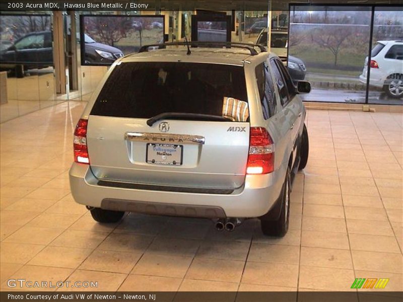 Havasu Blue Metallic / Ebony 2003 Acura MDX