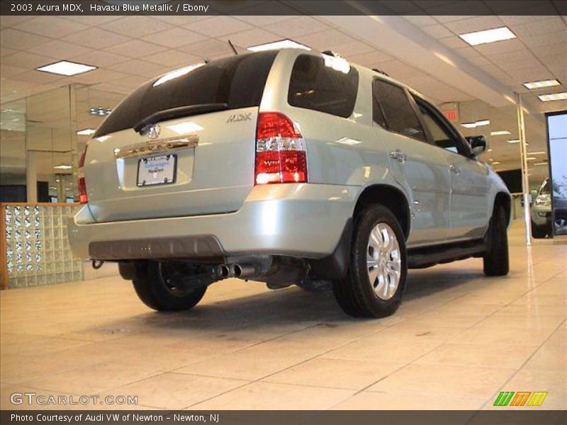 Havasu Blue Metallic / Ebony 2003 Acura MDX