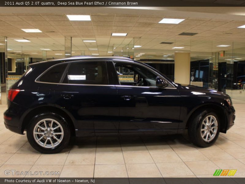 Deep Sea Blue Pearl Effect / Cinnamon Brown 2011 Audi Q5 2.0T quattro