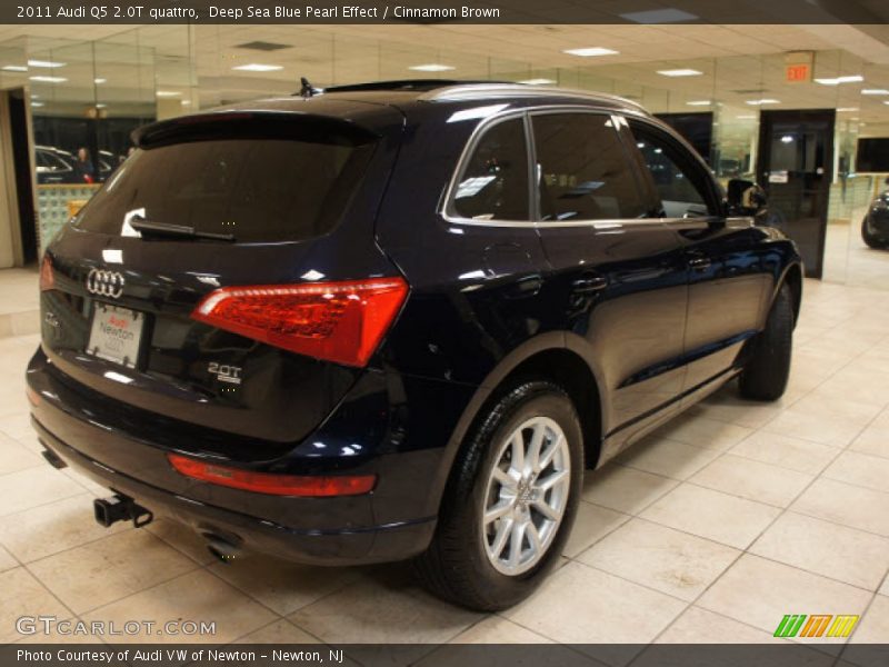 Deep Sea Blue Pearl Effect / Cinnamon Brown 2011 Audi Q5 2.0T quattro
