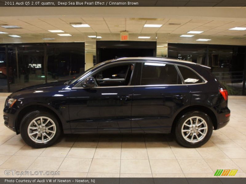 Deep Sea Blue Pearl Effect / Cinnamon Brown 2011 Audi Q5 2.0T quattro