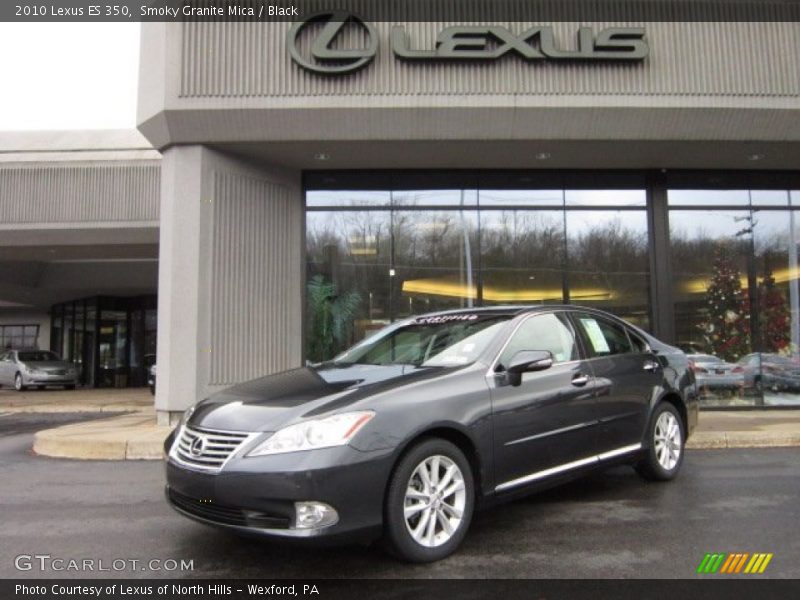 Smoky Granite Mica / Black 2010 Lexus ES 350