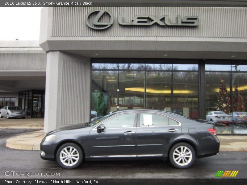 Smoky Granite Mica / Black 2010 Lexus ES 350