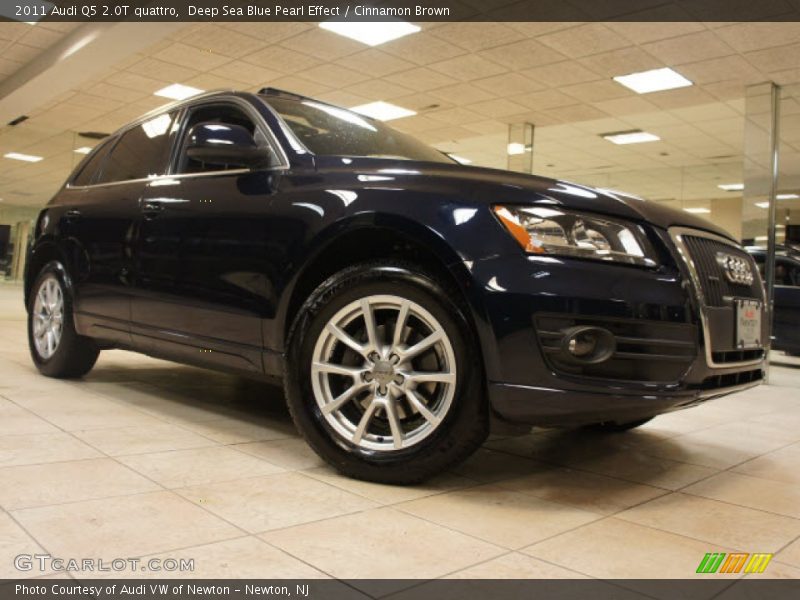 Deep Sea Blue Pearl Effect / Cinnamon Brown 2011 Audi Q5 2.0T quattro