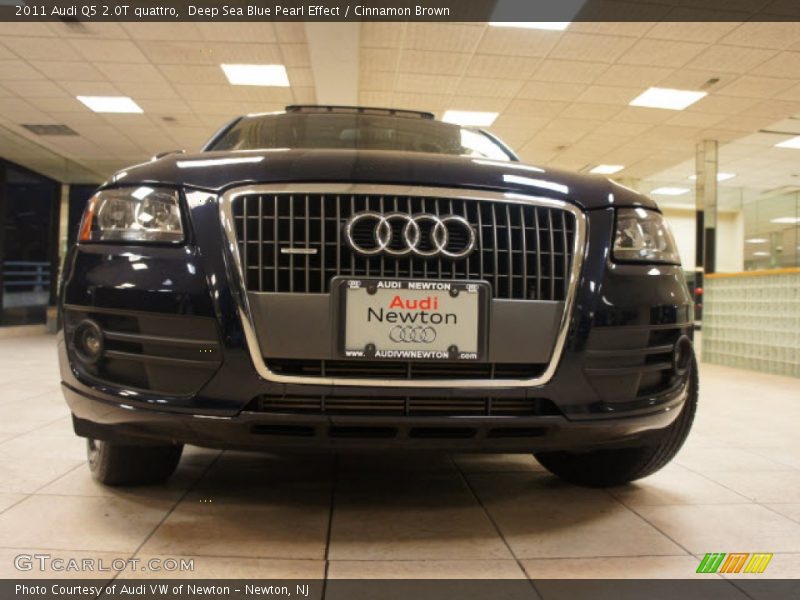 Deep Sea Blue Pearl Effect / Cinnamon Brown 2011 Audi Q5 2.0T quattro