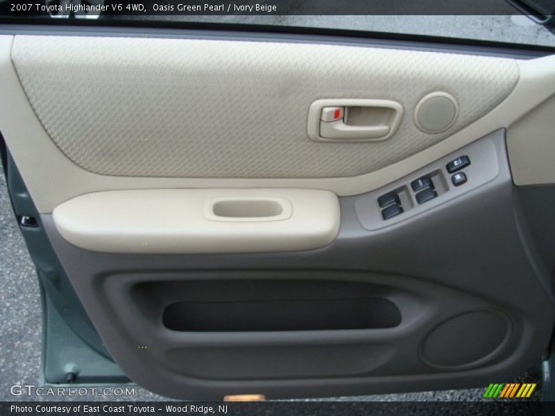 Oasis Green Pearl / Ivory Beige 2007 Toyota Highlander V6 4WD