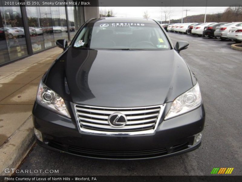 Smoky Granite Mica / Black 2010 Lexus ES 350