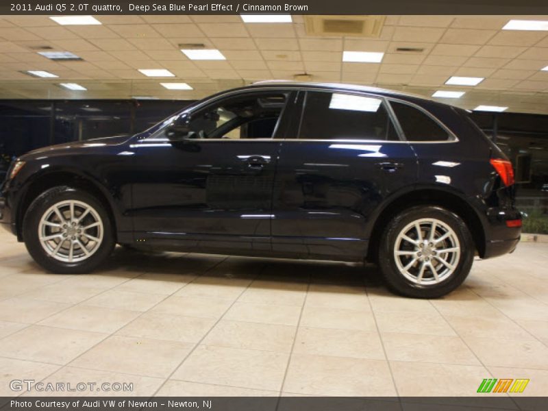 Deep Sea Blue Pearl Effect / Cinnamon Brown 2011 Audi Q5 2.0T quattro