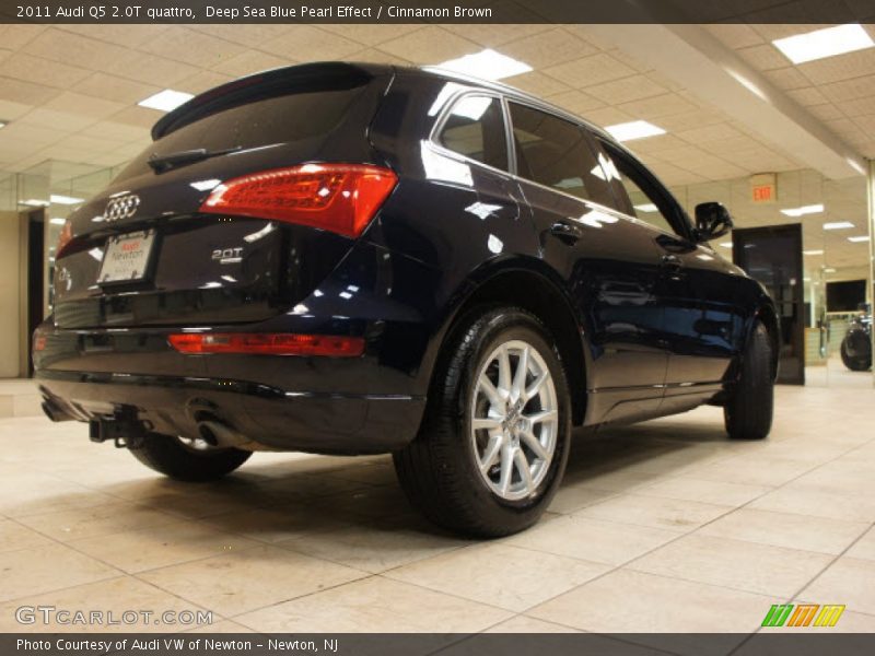 Deep Sea Blue Pearl Effect / Cinnamon Brown 2011 Audi Q5 2.0T quattro