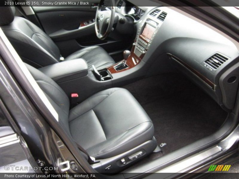 Smoky Granite Mica / Black 2010 Lexus ES 350