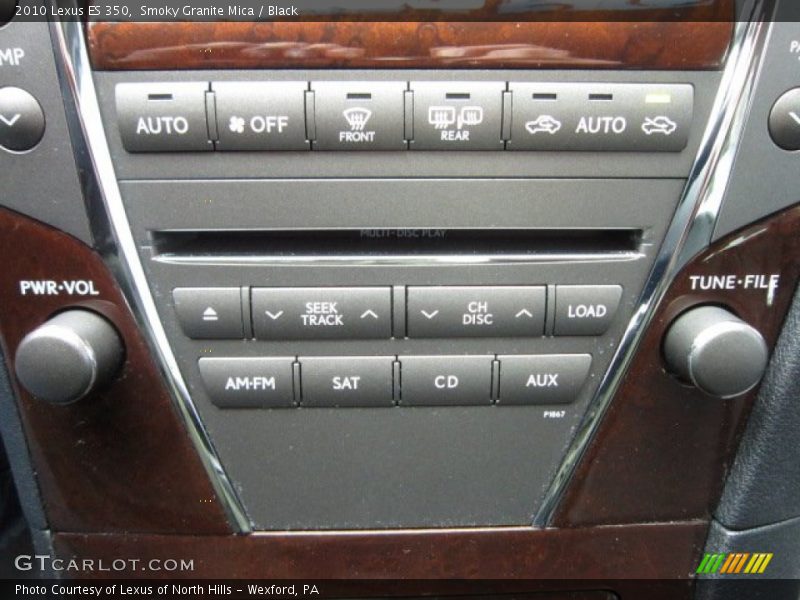 Smoky Granite Mica / Black 2010 Lexus ES 350