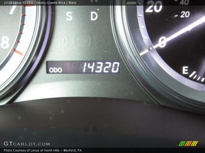 Smoky Granite Mica / Black 2010 Lexus ES 350